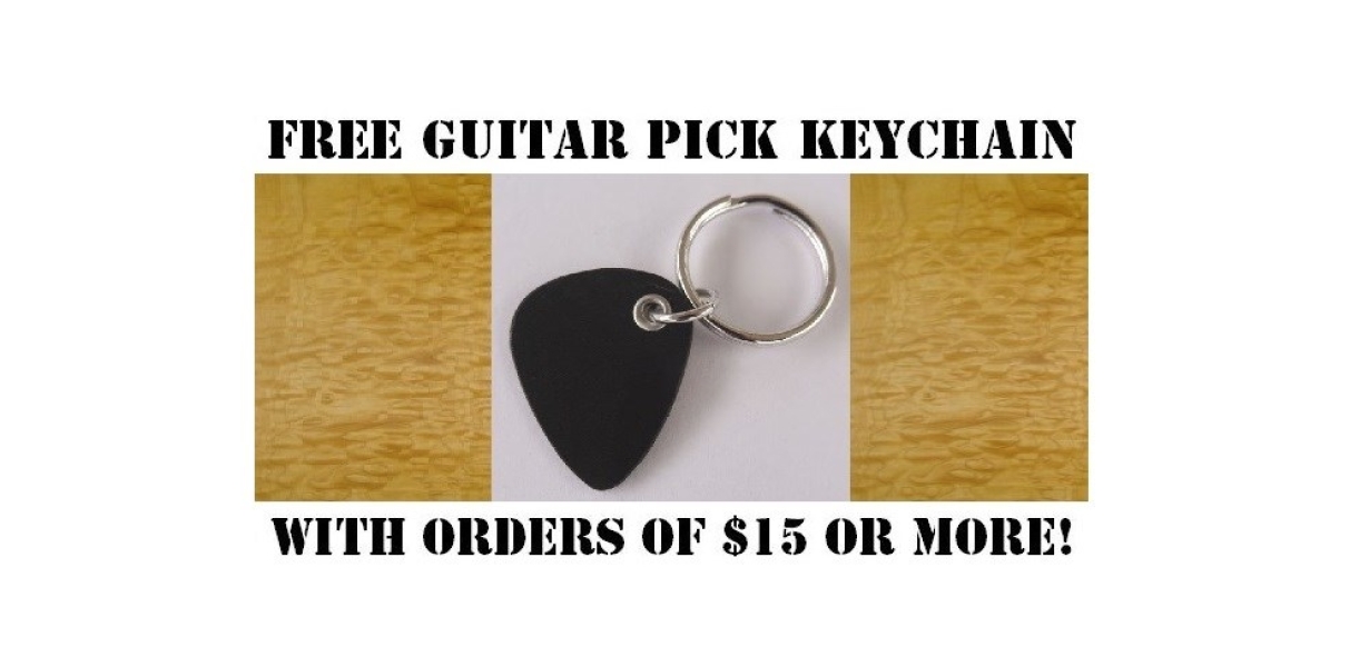Free Guitar Pick Keychain Decal Jungle Free