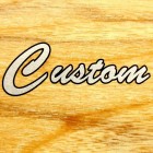 Custom Name Waterslide Guitar Decal